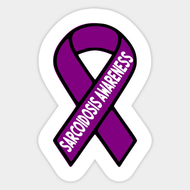 Sarcoidosis Awareness/Ribbon Sticker by Cargoprints